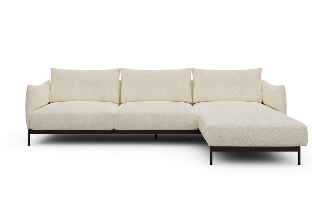 Kayto Modular Sofa - D2 - 295 x 100 cm - 2 Seater + Chaise - 531 Bouclé Off White