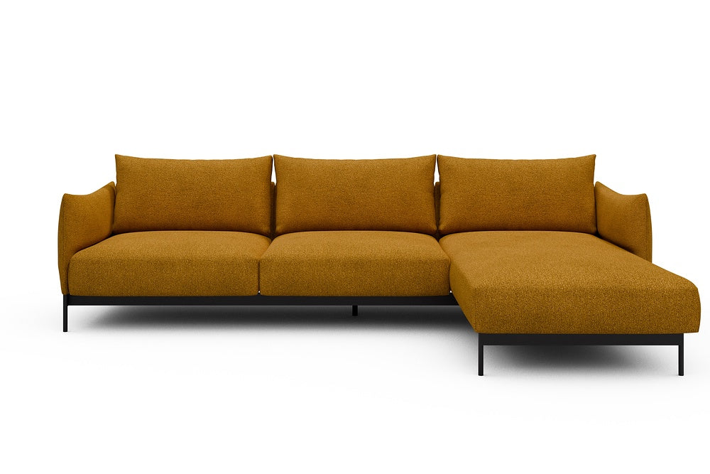 Kayto Modular Sofa - D2 - 295 x 100 cm - 2 Seater + Chaise - 536 Bouclé Ochre