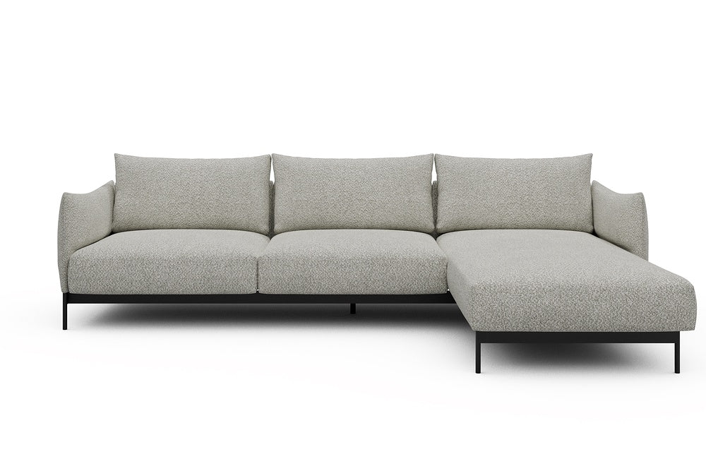 Kayto Modular Sofa - D2 - 295 x 100 cm - 2 Seater + Chaise - 867 Vanora Warm Sand