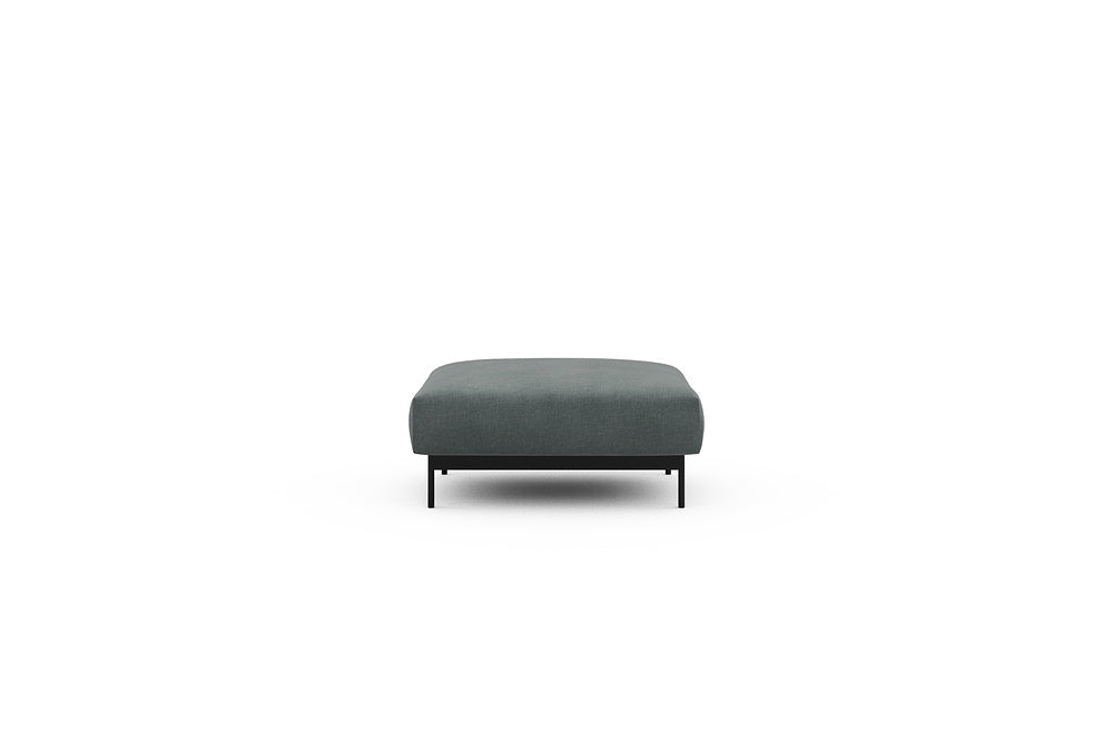 Kayto Modular Sofa - P1 - 90 x 75 cm - Ottoman - 812 Smooth Smooth Silver Grey