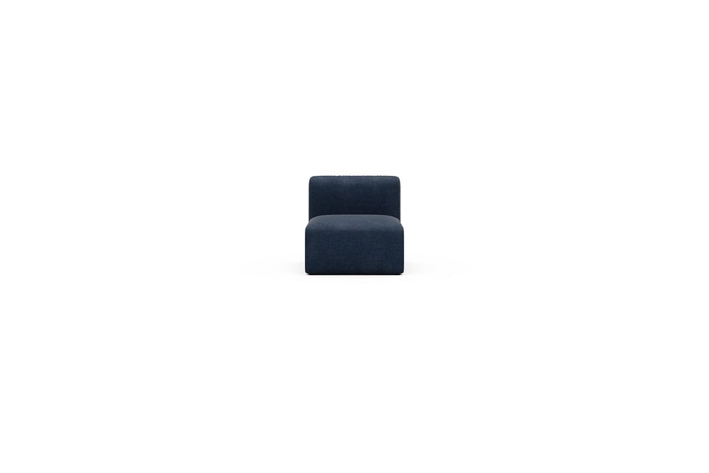 Rund Casual Modular Sofa - Configurations 1 - 77E - 73 x 97 cm - 1 Seater - 414 Esina Indigo Blue