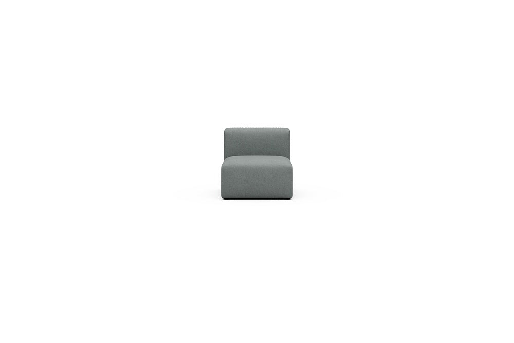 Rund Casual Modular Sofa - Configurations 1 - 77E - 73 x 97 cm - 1 Seater - 485 Denari Soft Grey
