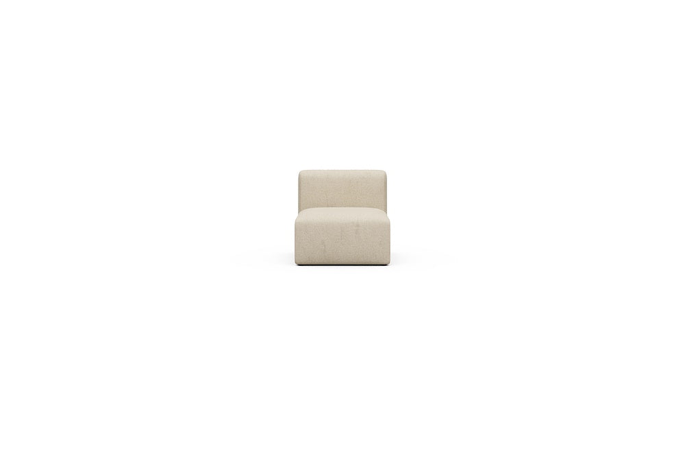 Rund Casual Modular Sofa - Configurations 1 - 77E - 73 x 97 cm - 1 Seater - 496 Casone Natural Beigie