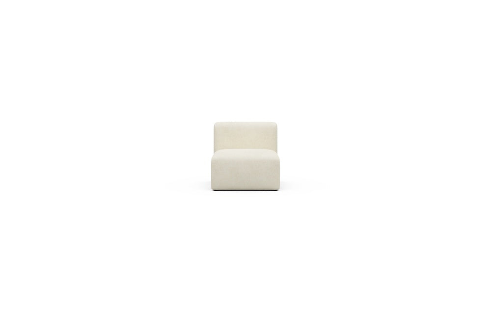 Rund Casual Modular Sofa - Configurations 1 - 77E - 73 x 97 cm - 1 Seater - 531 Bouclé Off White