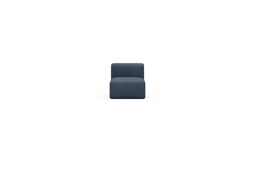 Rund Casual Modular Sofa - Configurations 1 - 77E - 73 x 97 cm - 1 Seater - 537 Bouclé Blue