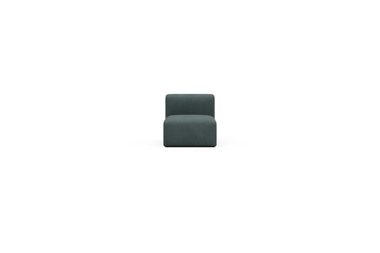 Rund Casual Modular Sofa - Configurations 1 - 77E - 73 x 97 cm - 1 Seater - 573 Vivus Dusty Blue