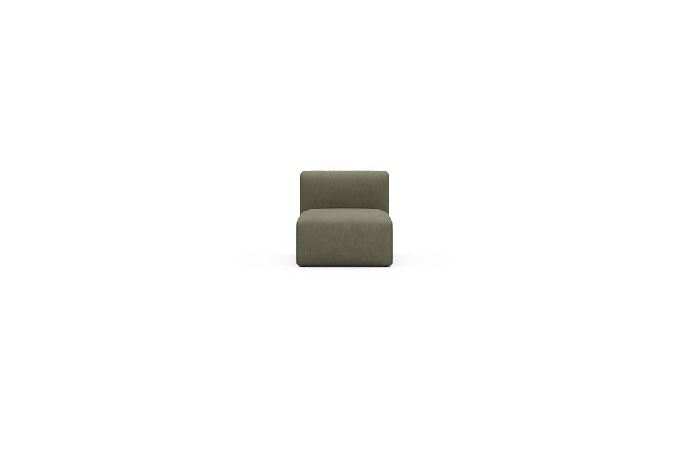 Rund Casual Modular Sofa - Configurations 1 - 77E - 73 x 97 cm - 1 Seater - 575 Vivus Dusty Olive