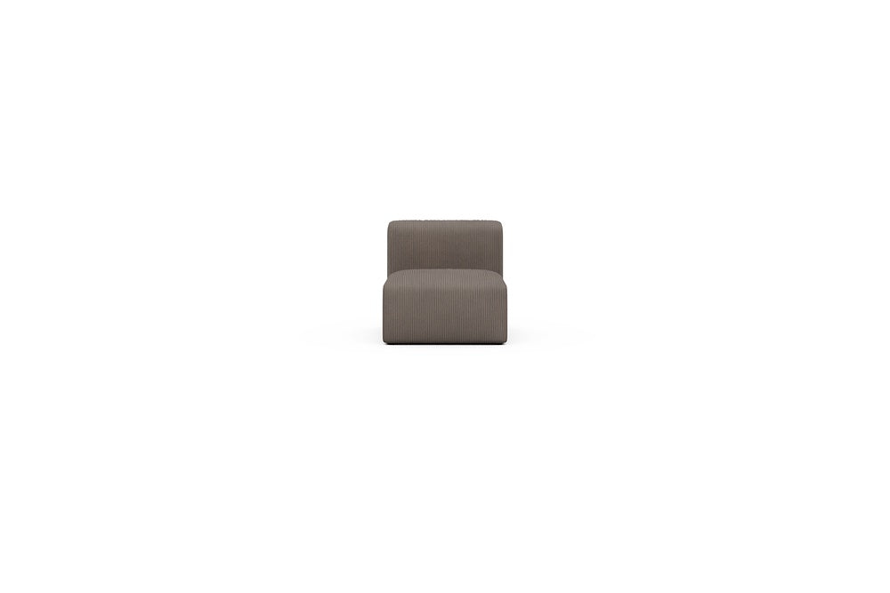 Rund Casual Modular Sofa - Configurations 1 - 77E - 73 x 97 cm - 1 Seater - 596 Corduroy Mocha