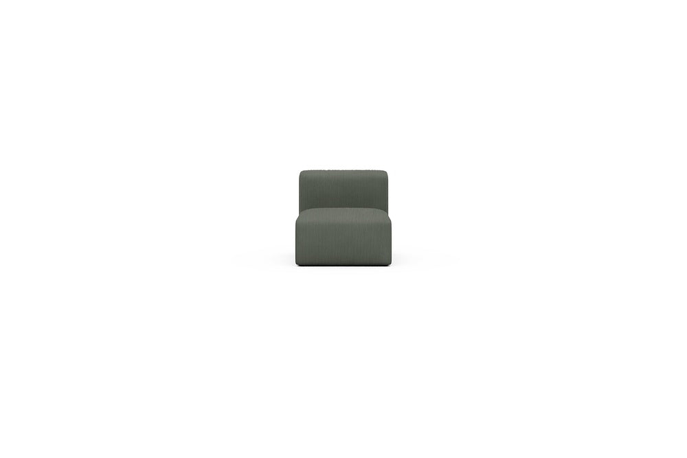 Rund Casual Modular Sofa - Configurations 1 - 77E - 73 x 97 cm - 1 Seater - 598 Corduroy Sage