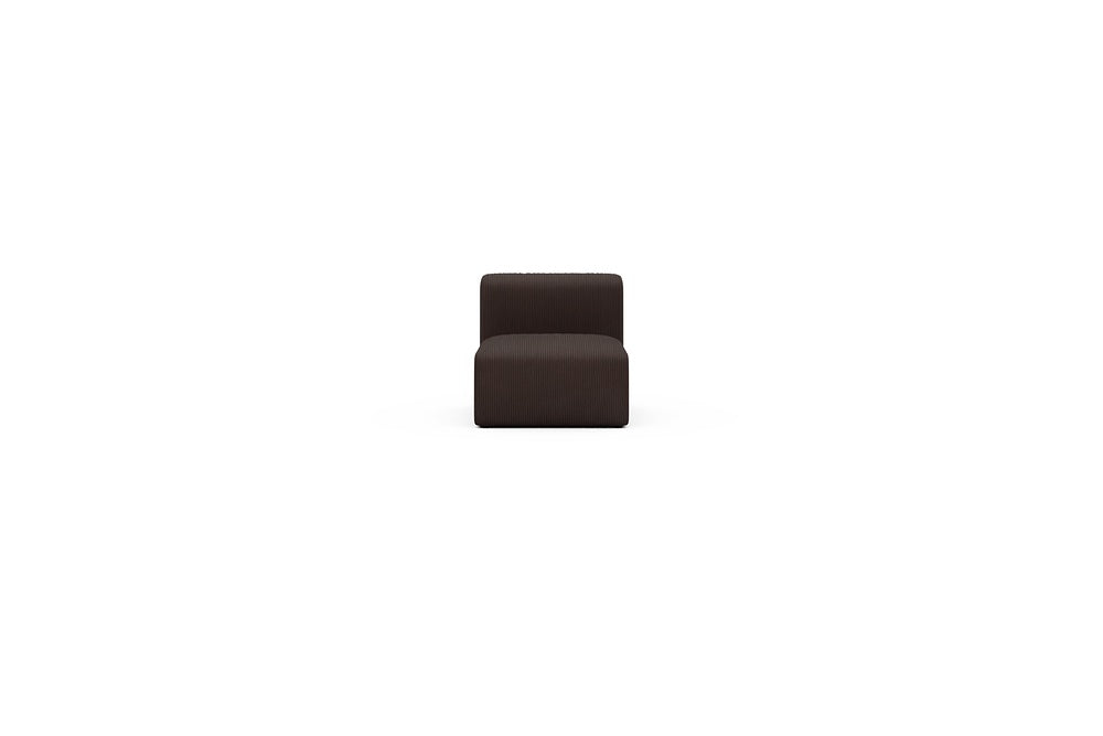 Rund Casual Modular Sofa - Configurations 1 - 77E - 73 x 97 cm - 1 Seater - 600 Corduroy Cocoa