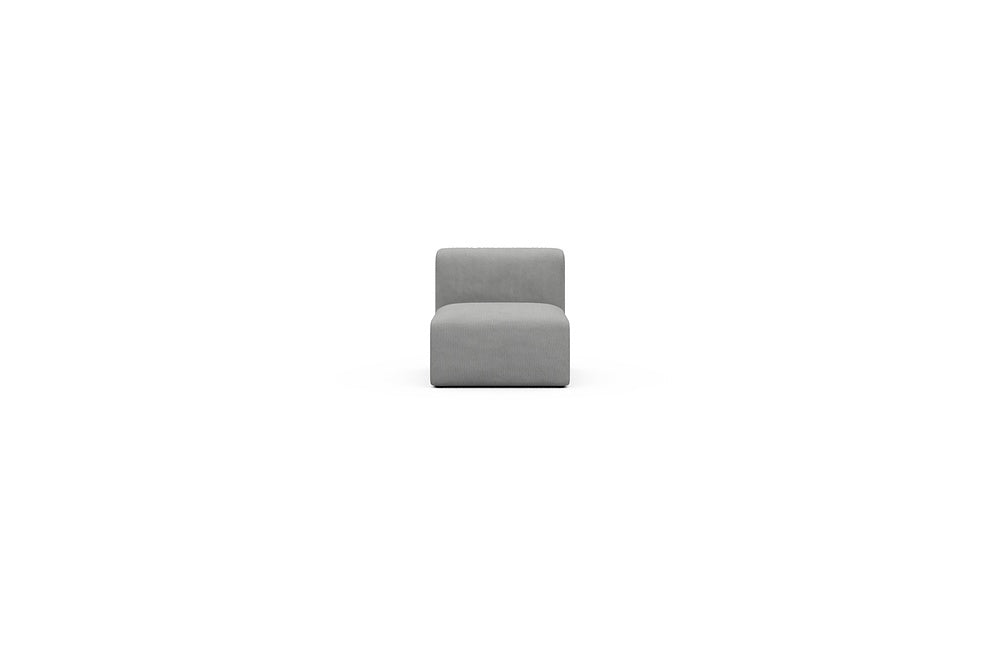 Rund Casual Modular Sofa - Configurations 1 - 77E - 73 x 97 cm - 1 Seater - 764 Cura Sand Grey