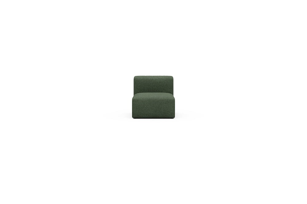 Rund Casual Modular Sofa - Configurations 1 - 77E - 73 x 97 cm - 1 Seater - 869 Vanora Deep Green
