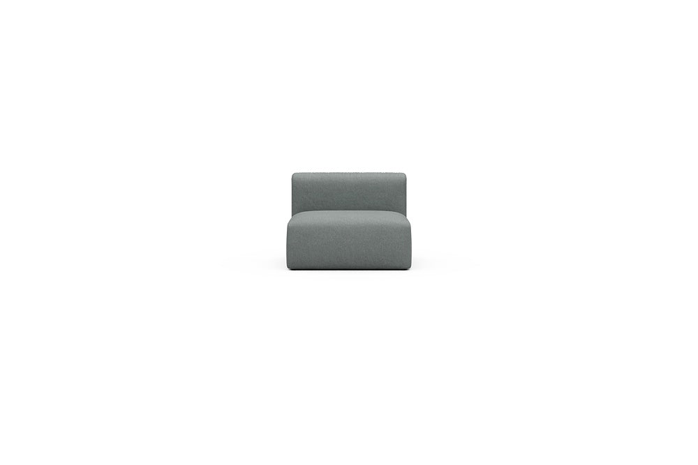 Rund Casual Modular Sofa - Configurations 1 - 97E - 96 x 97 cm - 1,5 Seater - 485 Denari Soft Grey