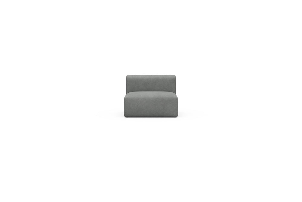 Rund Casual Modular Sofa - Configurations 1 - 97E - 96 x 97 cm - 1,5 Seater - 533 Bouclé Ash Grey