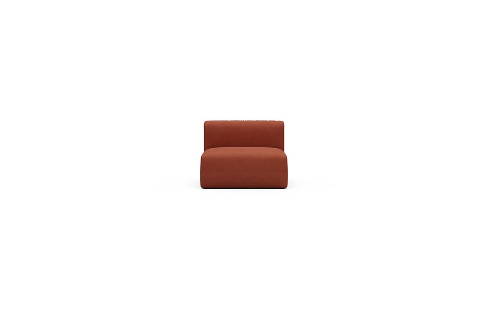 Rund Casual Modular Sofa - Configurations 1 - 97E - 96 x 97 cm - 1,5 Seater - 581 Argus Rust