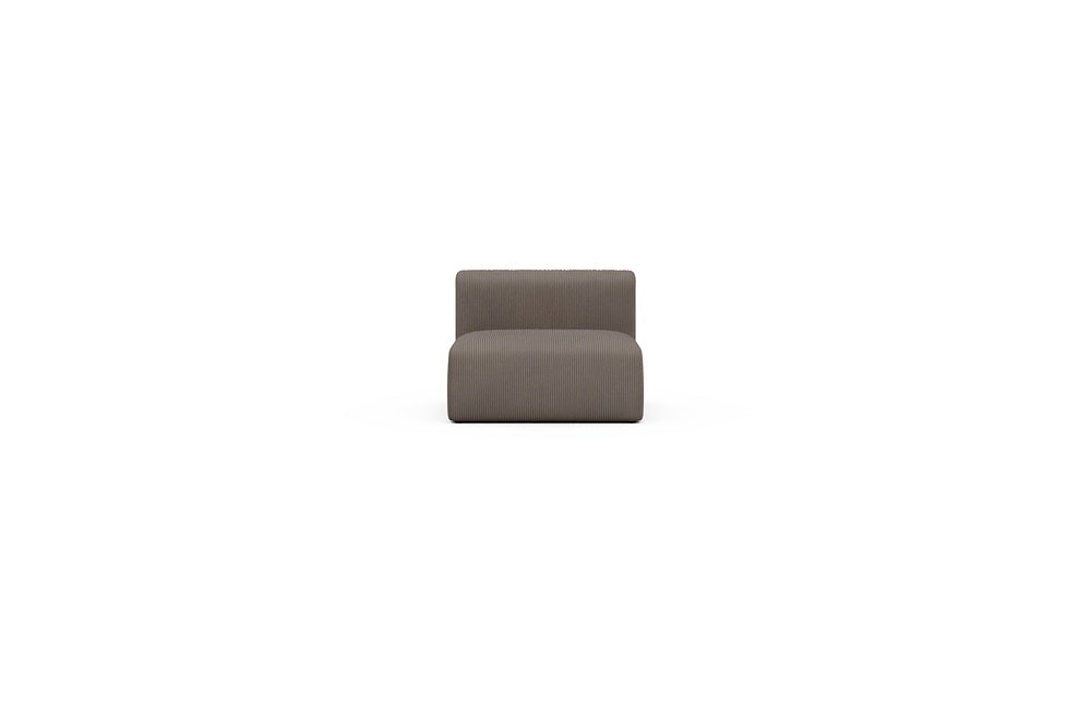 Rund Casual Modular Sofa - Configurations 1 - 97E - 96 x 97 cm - 1,5 Seater - 596 Corduroy Mocha