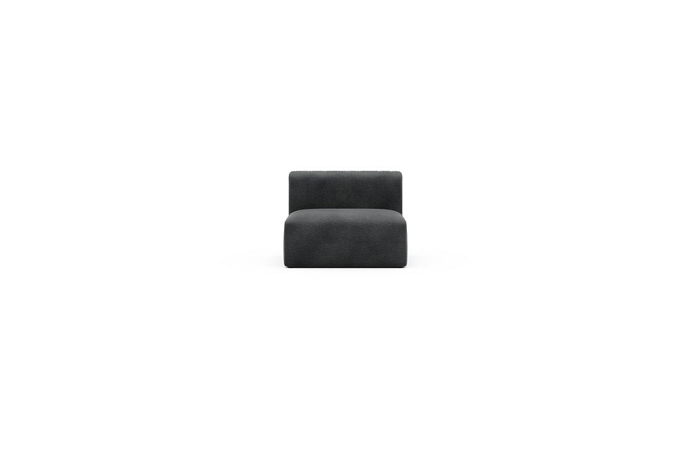 Rund Casual Modular Sofa - Configurations 1 - 97E - 96 x 97 cm - 1,5 Seater - 811 Smooth Deep Warm Grey