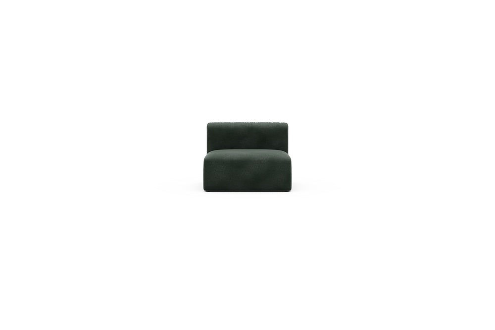 Rund Casual Modular Sofa - Configurations 1 - 97E - 96 x 97 cm - 1,5 Seater - 814 Smooth Laural Green