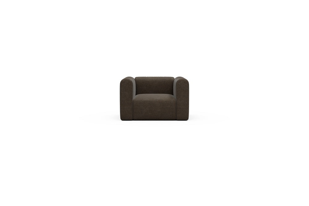 Rund Casual Modular Sofa - Configurations 2 - A1H - 123 x 97 cm - 1.5 Seater - 411 Esina Cedar Brown