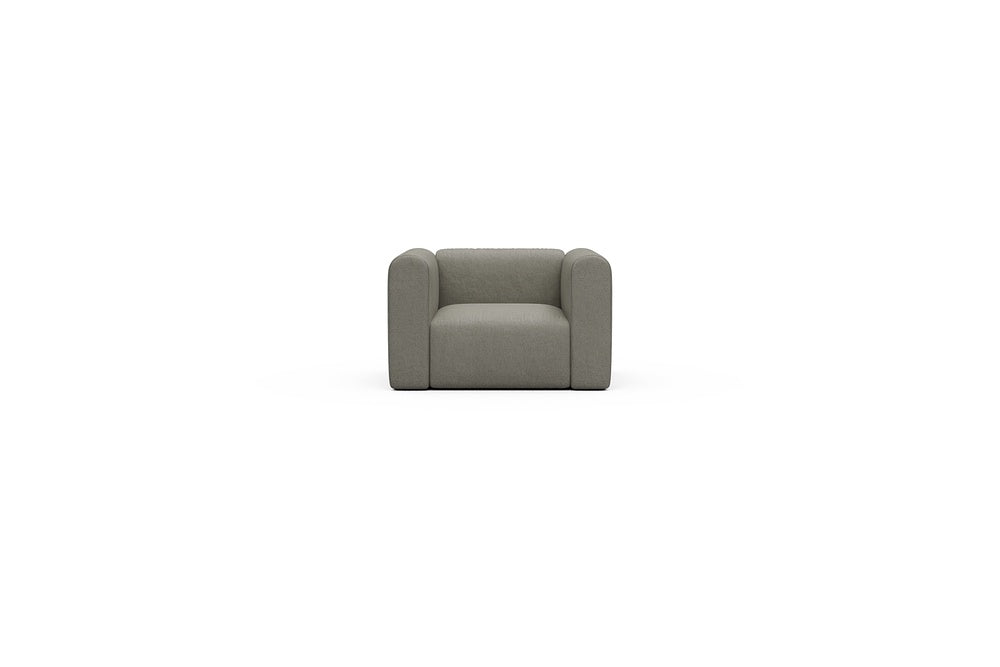 Rund Casual Modular Sofa - Configurations 2 - A1H - 123 x 97 cm - 1.5 Seater - 486 Denari Warm Grey