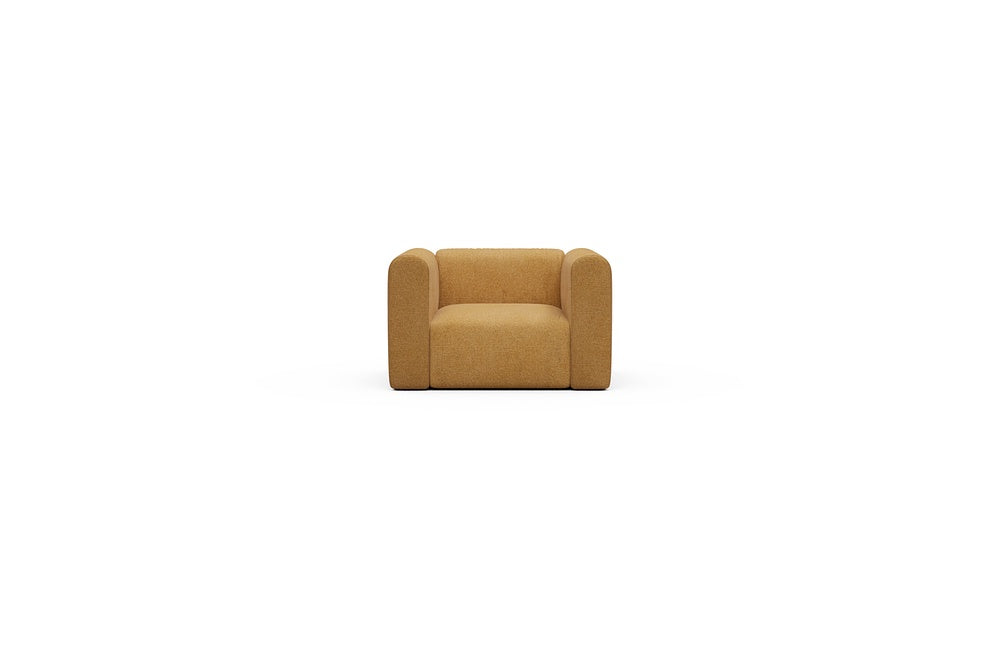 Rund Casual Modular Sofa - Configurations 2 - A1H - 123 x 97 cm - 1.5 Seater - 497 Casone Warm Yellow
