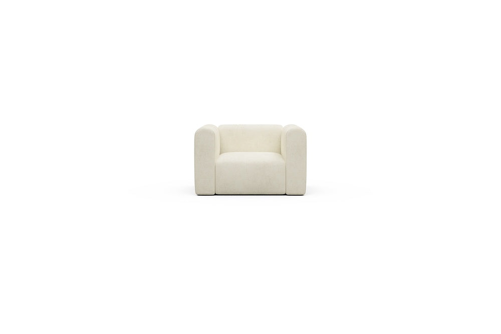 Rund Casual Modular Sofa - Configurations 2 - A1H - 123 x 97 cm - 1.5 Seater - 531 Bouclé Off White