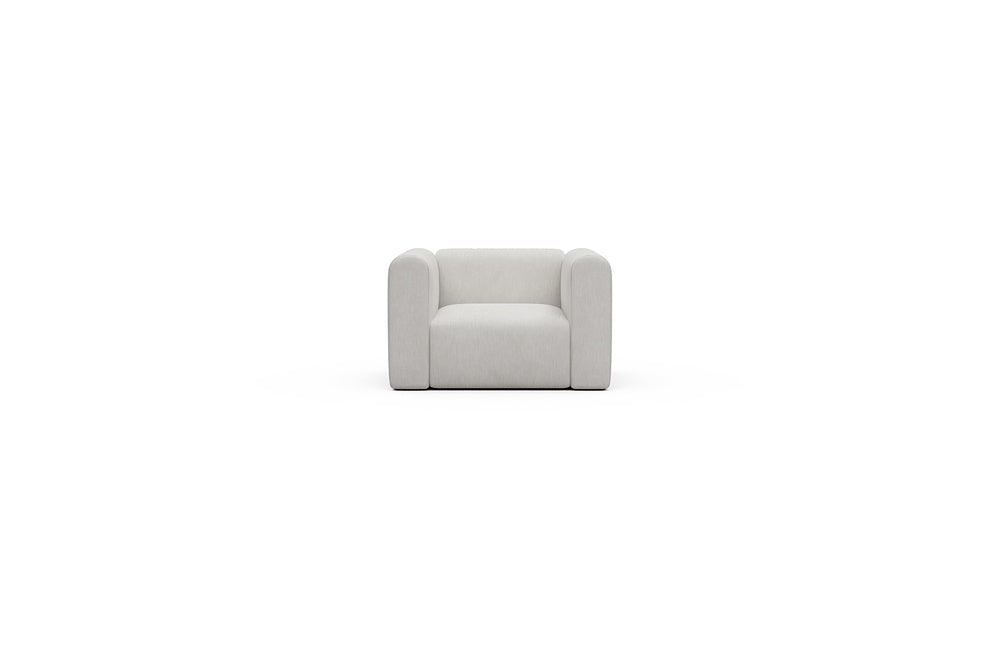 Rund Casual Modular Sofa - Configurations 2 - A1H - 123 x 97 cm - 1.5 Seater - 574 Vivus Dusty Off White