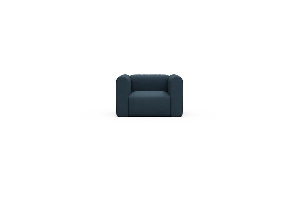 Rund Casual Modular Sofa - Configurations 2 - A1H - 123 x 97 cm - 1.5 Seater - 580 Argus Navy Blue