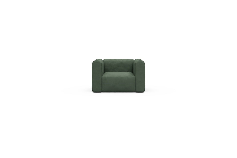 Rund Casual Modular Sofa - Configurations 2 - A1H - 123 x 97 cm - 1.5 Seater - 769 Cura Saga Green