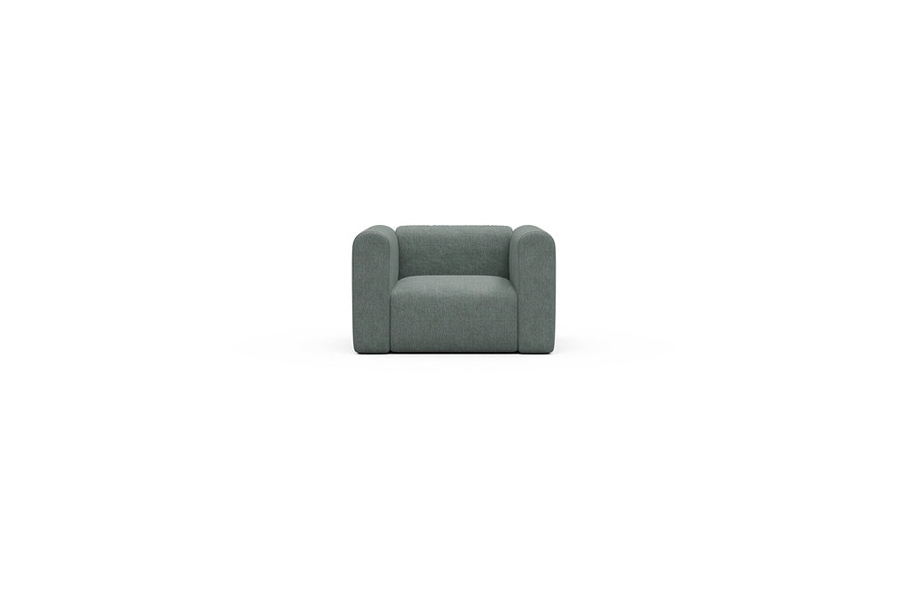 Rund Casual Modular Sofa - Configurations 2 - A1H - 123 x 97 cm - 1.5 Seater - 770 Carreno Cielo Blue