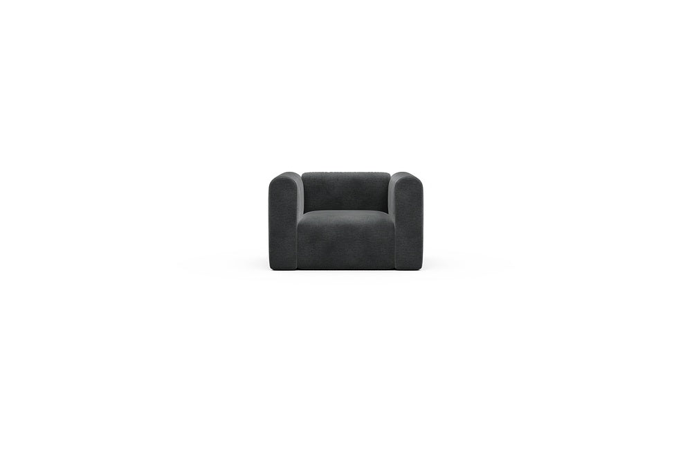 Rund Casual Modular Sofa - Configurations 2 - A1H - 123 x 97 cm - 1.5 Seater - 811 Smooth Deep Warm Grey