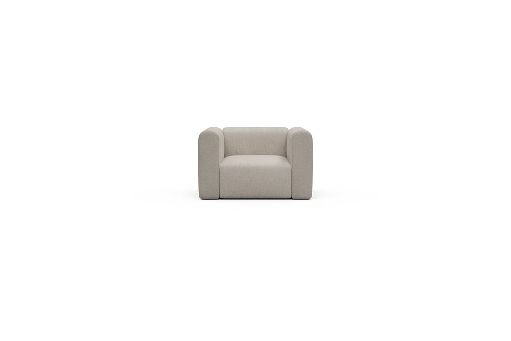 Rund Casual Modular Sofa - Configurations 2 - A1H - 123 x 97 cm - 1.5 Seater - 816 Aivi Lace Beige