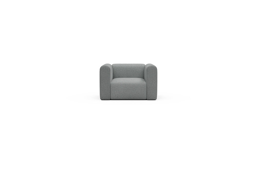 Rund Casual Modular Sofa - Configurations 2 - A1H - 123 x 97 cm - 1.5 Seater - 819 Aivi Gravel Grey