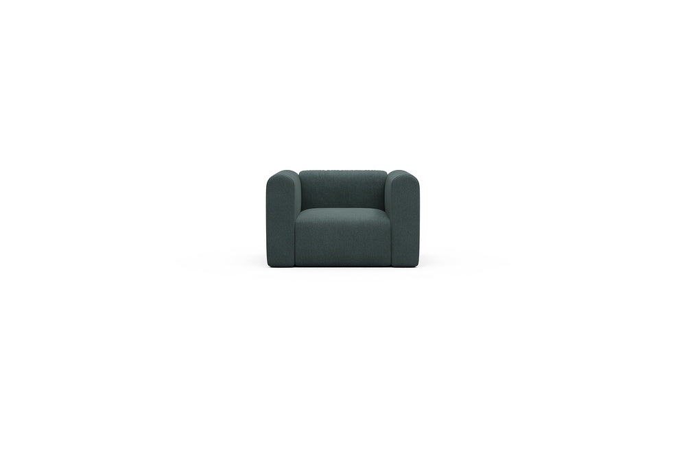 Rund Casual Modular Sofa - Configurations 2 - A1H - 123 x 97 cm - 1.5 Seater - 851 Mahoga Dark Blue