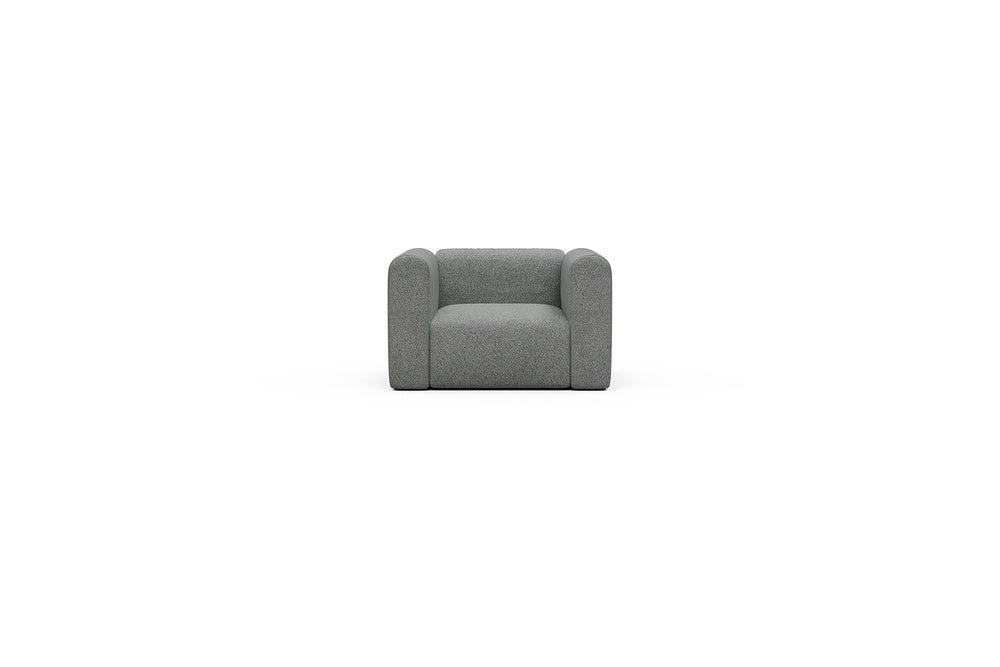 Rund Casual Modular Sofa - Configurations 2 - A1H - 123 x 97 cm - 1.5 Seater - 868 Vanora Warm Grey