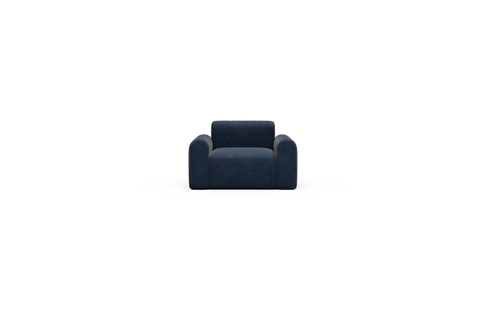 Rund Casual Modular Sofa - Configurations 2 - A1L - 146 x 97 cm - 1.5 Seater - 414 Esina Indigo Blue