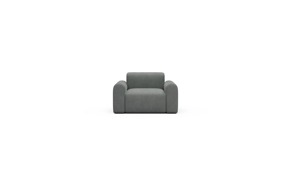 Rund Casual Modular Sofa - Configurations 2 - A1L - 146 x 97 cm - 1.5 Seater - 440 Satya Steel Grey