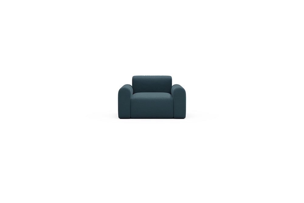 Rund Casual Modular Sofa - Configurations 2 - A1L - 146 x 97 cm - 1.5 Seater - 443 Satya Deep Blue