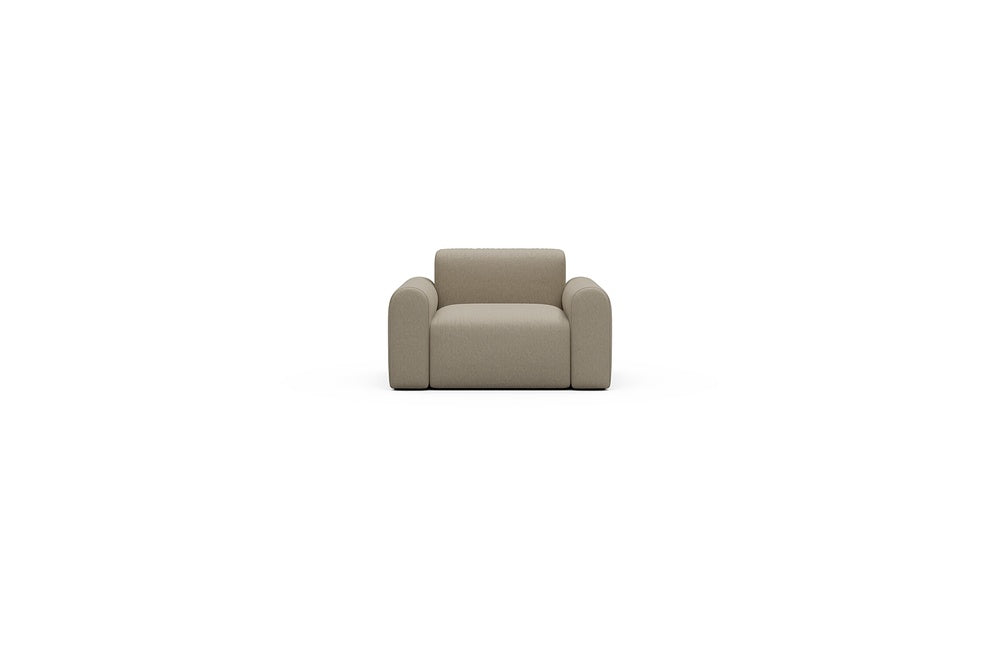 Rund Casual Modular Sofa - Configurations 2 - A1L - 146 x 97 cm - 1.5 Seater - 445 Satya Natural Biege