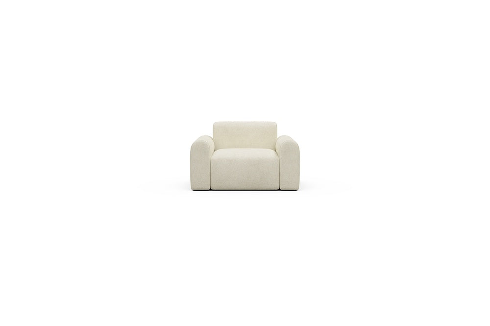 Rund Casual Modular Sofa - Configurations 2 - A1L - 146 x 97 cm - 1.5 Seater - 531 Bouclé Off White