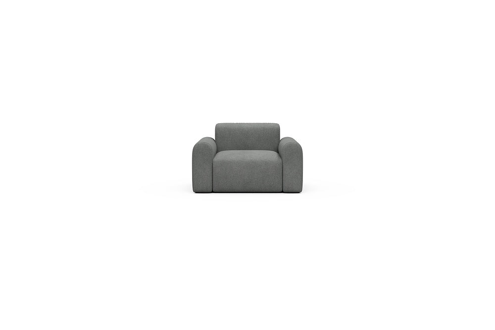 Rund Casual Modular Sofa - Configurations 2 - A1L - 146 x 97 cm - 1.5 Seater - 533 Bouclé Ash Grey