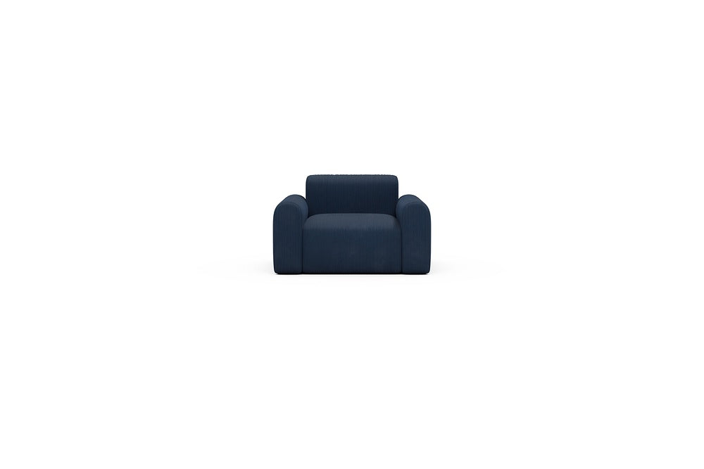 Rund Casual Modular Sofa - Configurations 2 - A1L - 146 x 97 cm - 1.5 Seater - 591 Corduroy Midnight-Blue