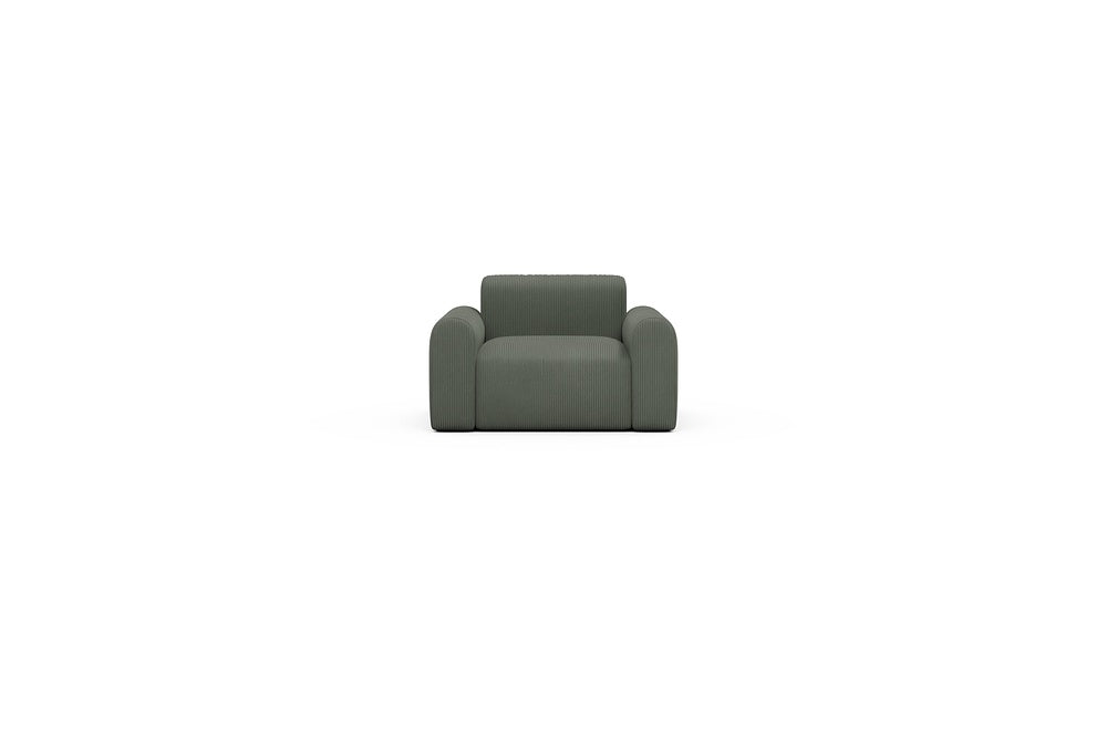 Rund Casual Modular Sofa - Configurations 2 - A1L - 146 x 97 cm - 1.5 Seater - 598 Corduroy Sage