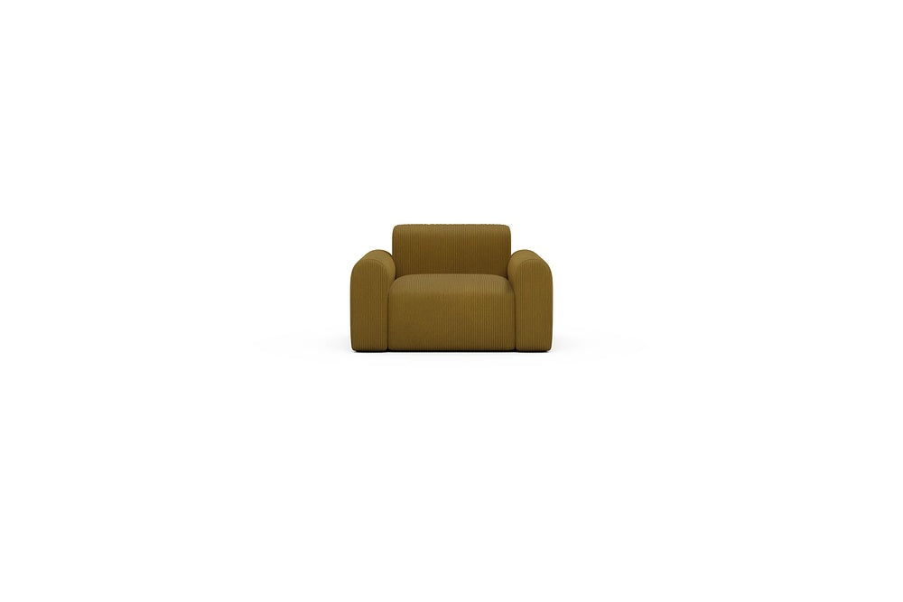 Rund Casual Modular Sofa - Configurations 2 - A1L - 146 x 97 cm - 1.5 Seater - 601 Corduroy Ochre