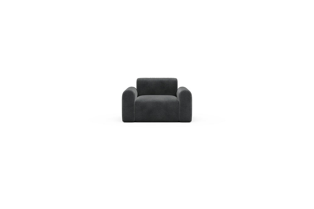 Rund Casual Modular Sofa - Configurations 2 - A1L - 146 x 97 cm - 1.5 Seater - 811 Smooth Deep Warm Grey