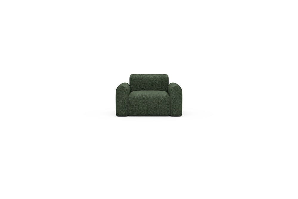 Rund Casual Modular Sofa - Configurations 2 - A1L - 146 x 97 cm - 1.5 Seater - 869 Vanora Deep Green