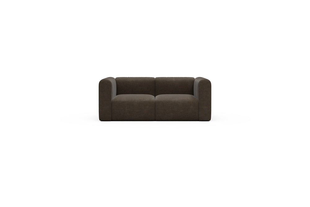 Rund Casual Modular Sofa - Configurations 1 - A2H - 194 x 97 cm - 2 Seater - 411 Esina Cedar Brown