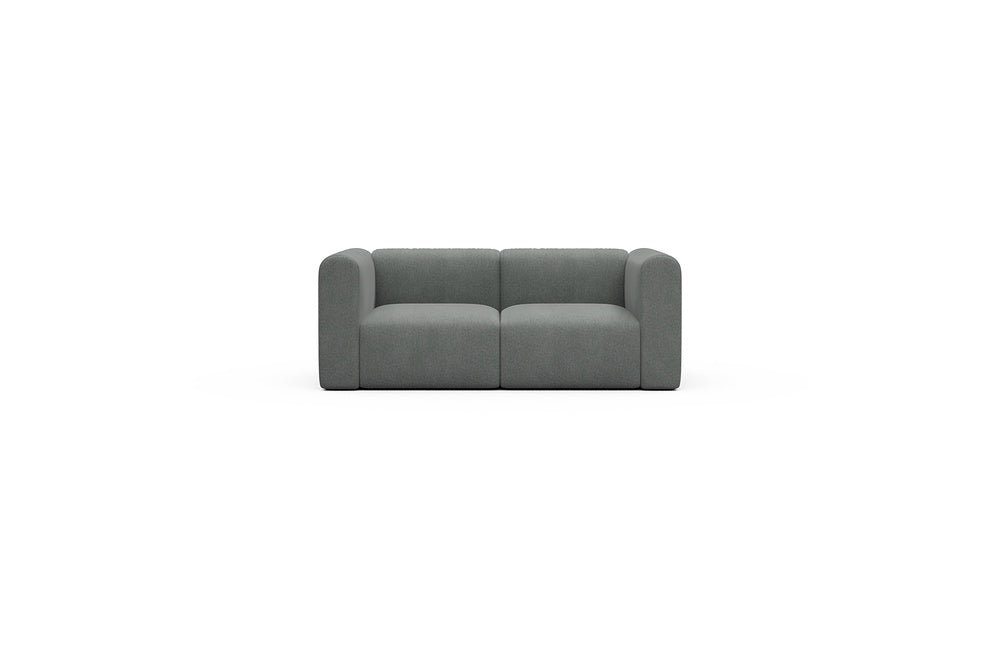Rund Casual Modular Sofa - Configurations 1 - A2H - 194 x 97 cm - 2 Seater - 440 Satya Steel Grey