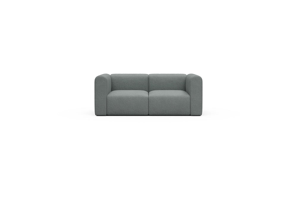 Rund Casual Modular Sofa - Configurations 1 - A2H - 194 x 97 cm - 2 Seater - 485 Denari Soft Grey