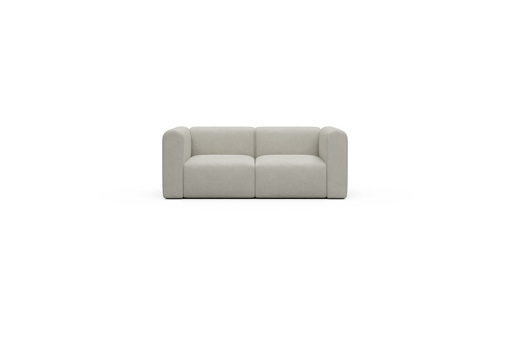 Rund Casual Modular Sofa - Configurations 1 - A2H - 194 x 97 cm - 2 Seater - 487 Denari Clean Beige